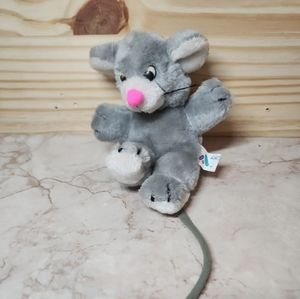 Acme Mouse Vintage Plush 7" Gray with Pink Nose